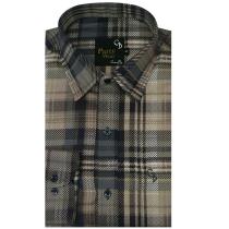 Print Gray Shirt : Party