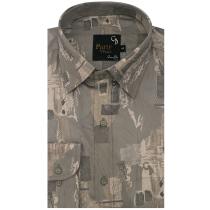 Print Gray Shirt : Party