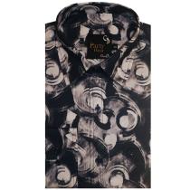 Print Brown Shirt : Party