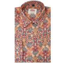 Print Orange Shirt : Ditto