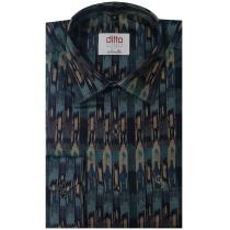 Print Blue Shirt : 
