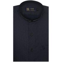 Combination Navy Blue Shirt : Party