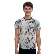 Print White Shirt : Itutu (Slim Fit)