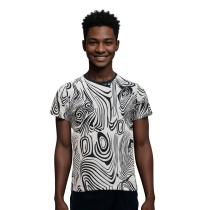 Print White T-shirt : Itutu (Slim Fit)