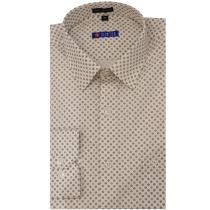 Print Brown Shirt : Slim