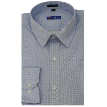 Print Light Blue Shirt : Slim