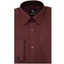 Self Design Wine Shirt : Business