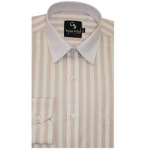 Stripes Peach Shirt : Business