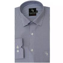 Stripes Dark Blue Shirt : Business