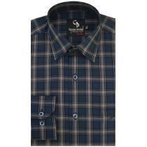 Checks Light Green Shirt : Business