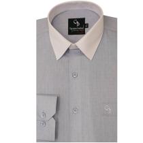 Self Design Dark Gray Shirt : Business