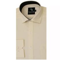 Plain Cream Shirt : Business