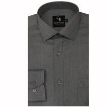 Plain Dark Gray Shirt : Business