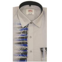 Handpainted Gray Shirt : Ditto