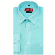 Plain Aqua Blue Shirt : Business