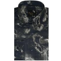 Print Black Shirt : Party