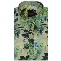 Print Green Shirt : Party