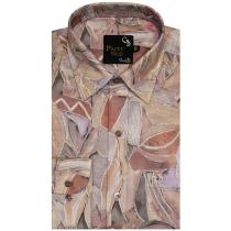 Print Maroon Shirt : Party