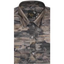 Print Khakhi Shirt : Party