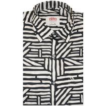Print Navy Blue Shirt : Ditto