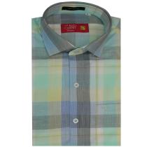 Checks Gray Shirt : Business