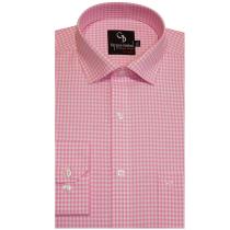Checks Pink Shirt : Business