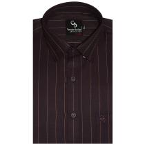 Stripes Brown Shirt : Business