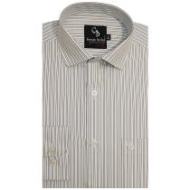 Stripes Gray Shirt : Business