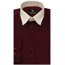 Plain Wine Shirt : Business