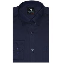 Plain Navy Blue Shirt : Business