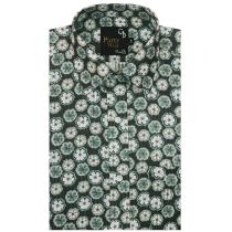 Print Green Shirt : Party