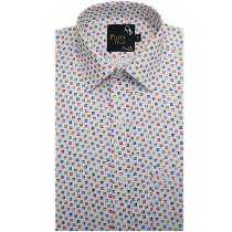 Print Cream Shirt : Party