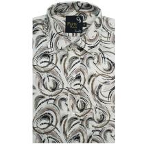 Print Cream Shirt : Party