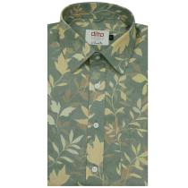 Print Green Shirt : Ditto