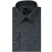 Print Gray Shirt : Party