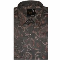 Print Gray Shirt : Party