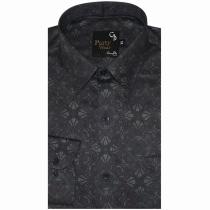 Print Brown Shirt : Party