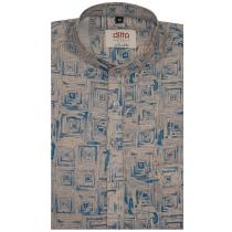 Print Blue Shirt : Ditto