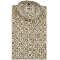 Self Design Cream Shirt : Ditto