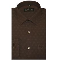 Self Design Brown Shirt : Ditto