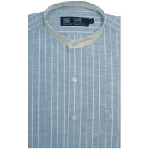 Print Blue Shirt : Party