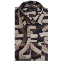Print Blue Shirt : Ditto