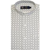 Print Cream Shirt : Party