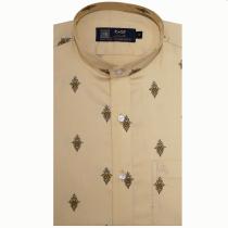 Print Cream Shirt : Party