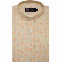 Print Cream Shirt : Party