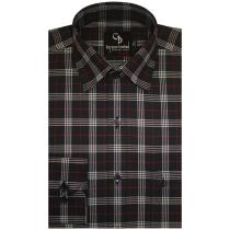 Checks Black Shirt : Business