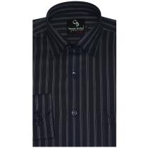 Stripes Navy Blue Shirt : Business