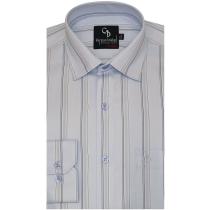 Stripes Light Blue Shirt : Business