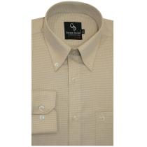 Self Design Fawn Shirt : Business