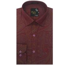 Print Maroon Shirt : Party